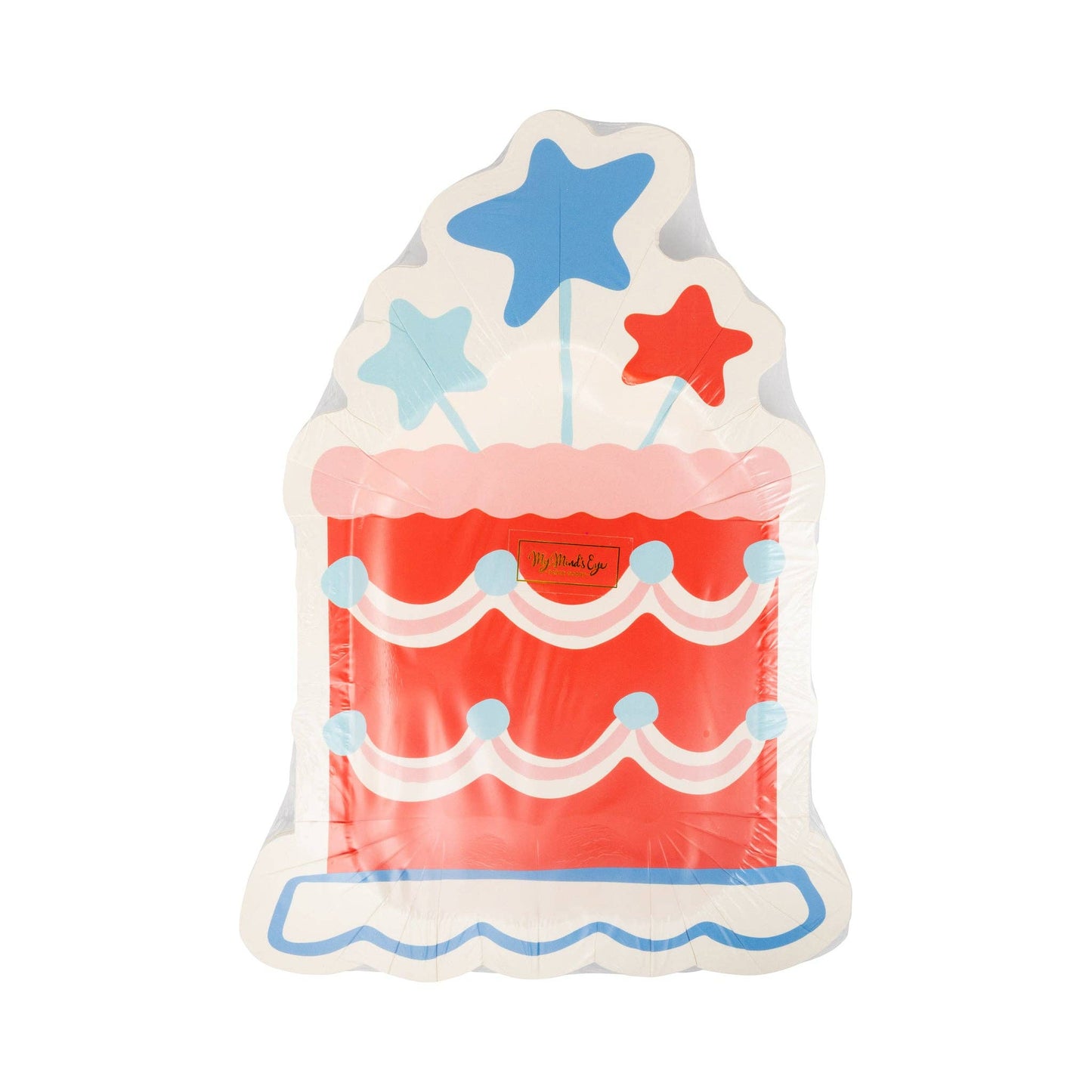 SMT1141 - Summer Cake Shaped 11" Paper Plate