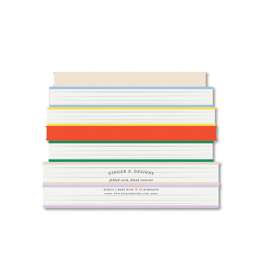 Baby Books die-cut Greeting Card