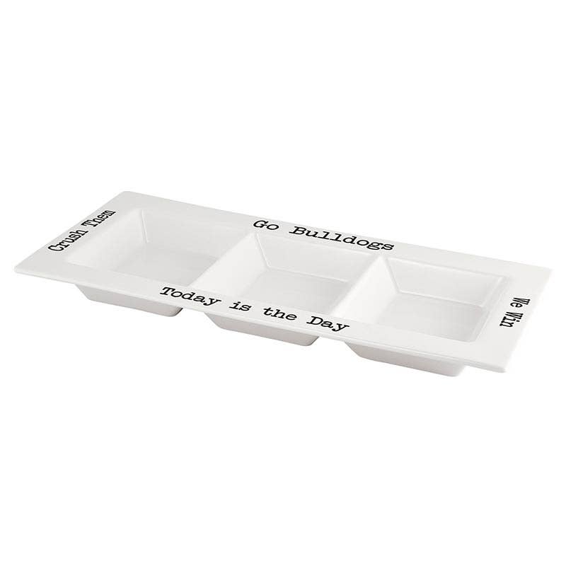 Bulldogs Condiment Platters