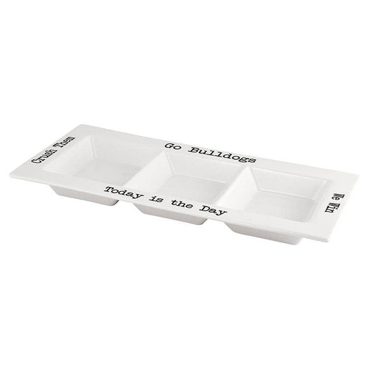 Bulldogs Condiment Platters