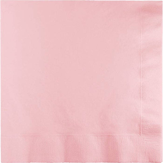 Classic Pink Dinner Napkins 3 Ply, 25/Pkg