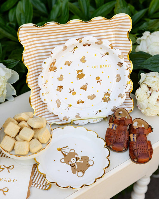 BAB1146 - Teddy Bear Baby Pattern Plate