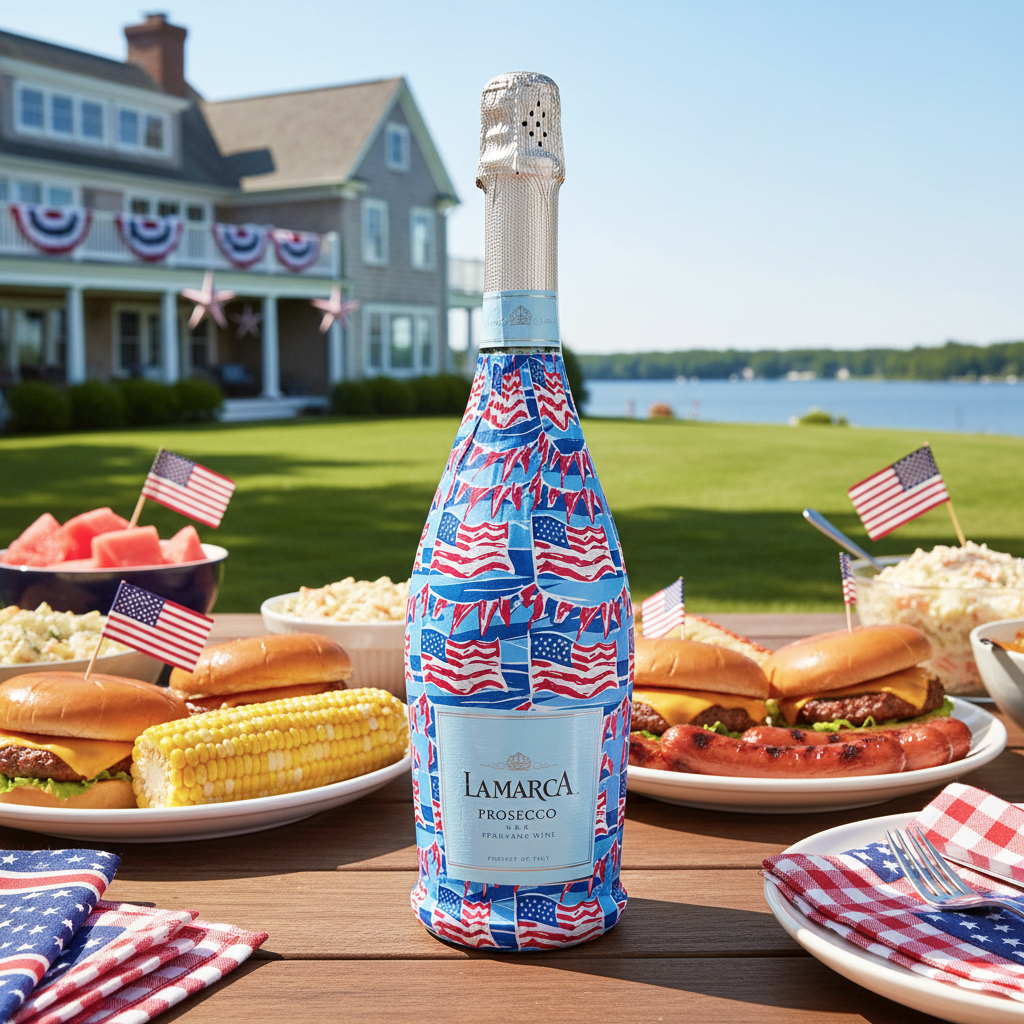 Beau Bottles Stars and Stripes - Prosecco Collection