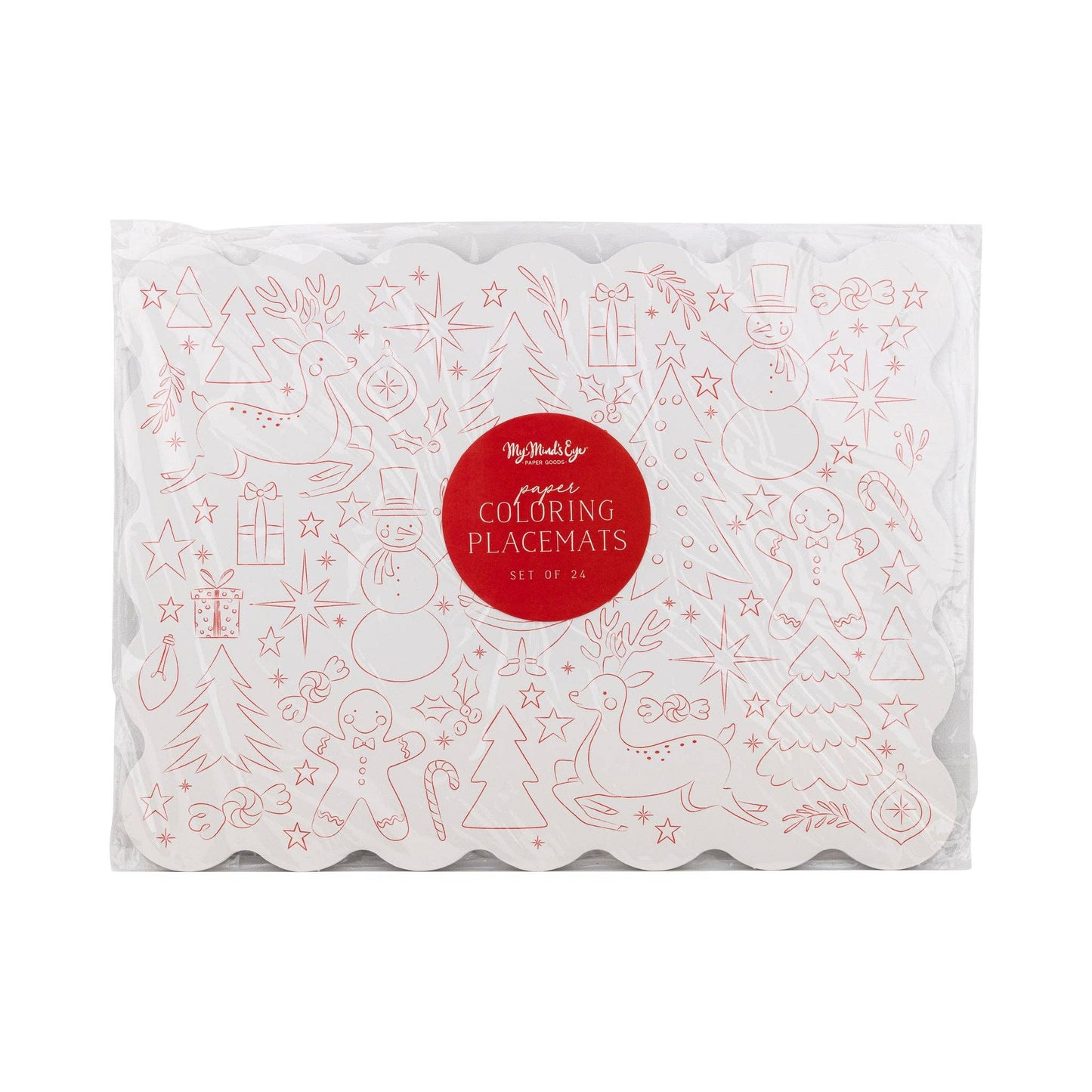 Christmas Coloring Activity Placemats