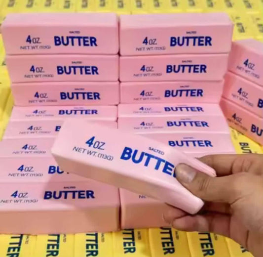 Pink Butter Squishy – Viral Slow Rising Sensory Stress Toy