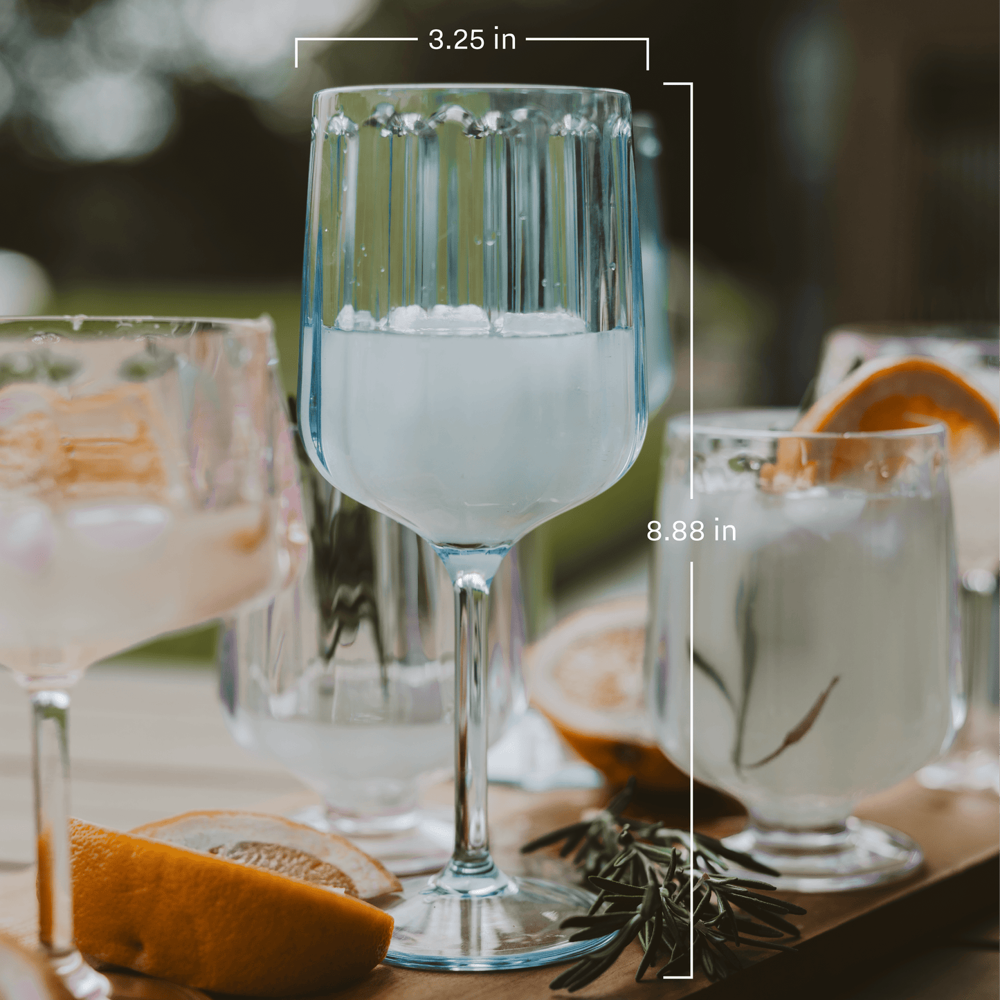 Outdoor Plastic Wine Glass