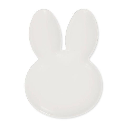 Easter Melamine 10" Bunny Plate, White