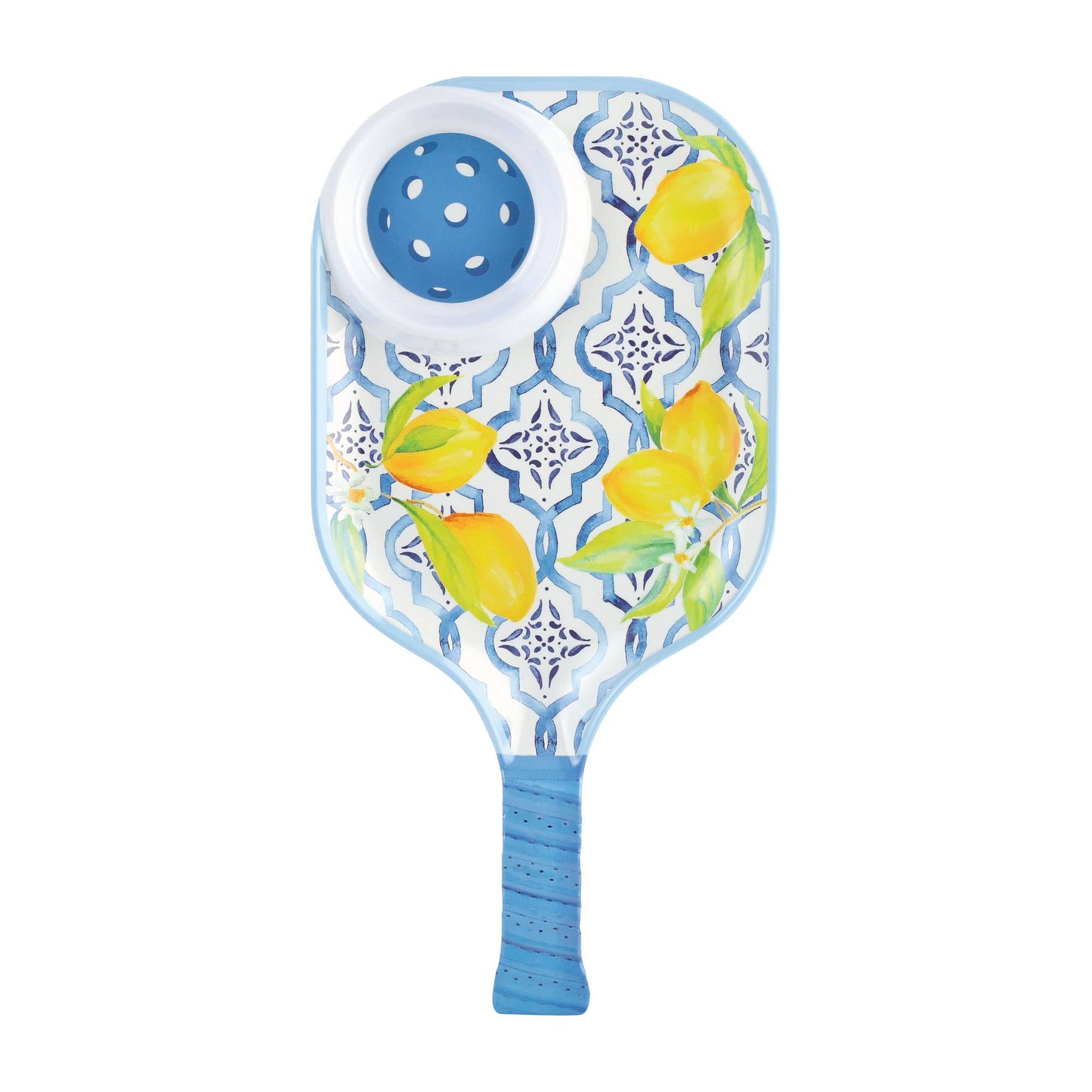 Lemon 15 3/4" Melamine Paddle Chip & Dip Tray