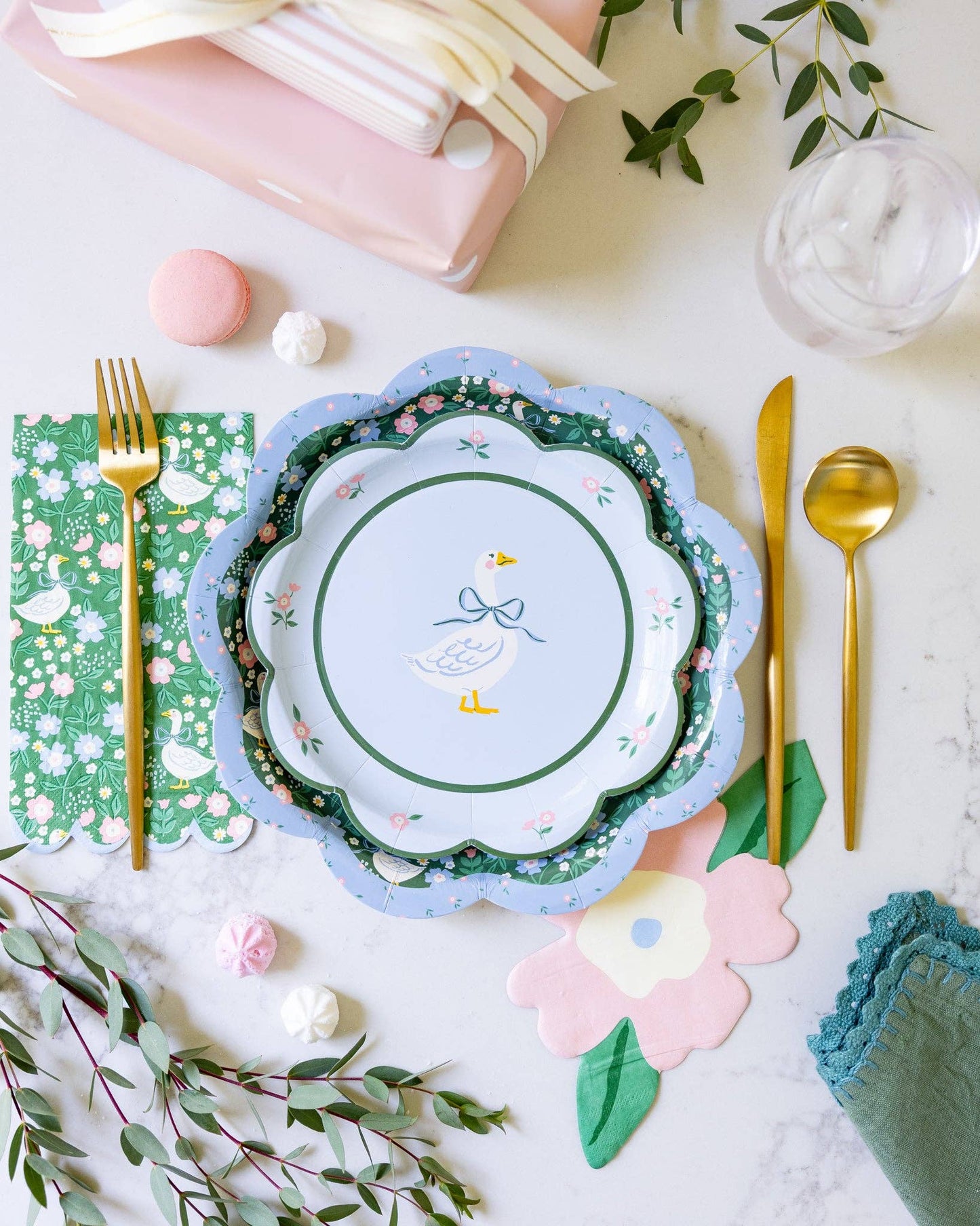 GAR1239 - Goose Pattern Dinner Napkin