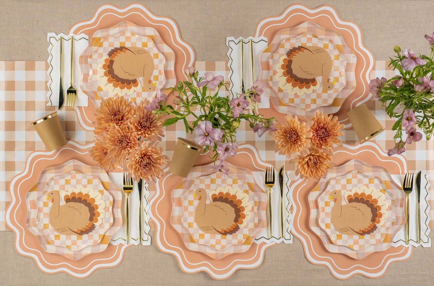 Harmony Plaid Dinner Plates