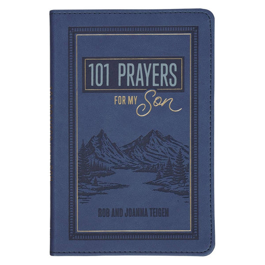 Gift Book 101 Prayers for My Son Faux Leather