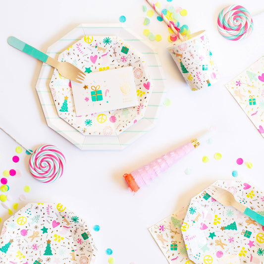 Merry + Bright Small Plates  - 8 Pk.