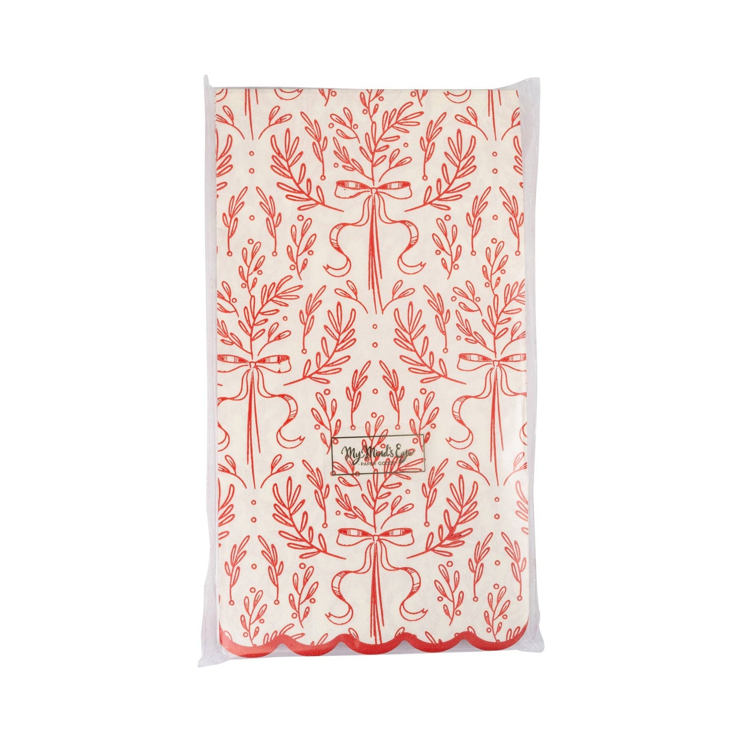 Red Bough Pattern Dinner Napkin