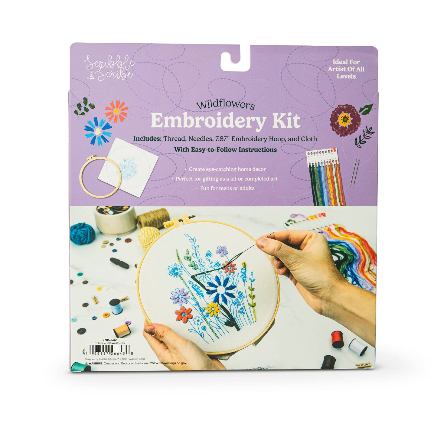 Embroidery Kit - Wildflowers