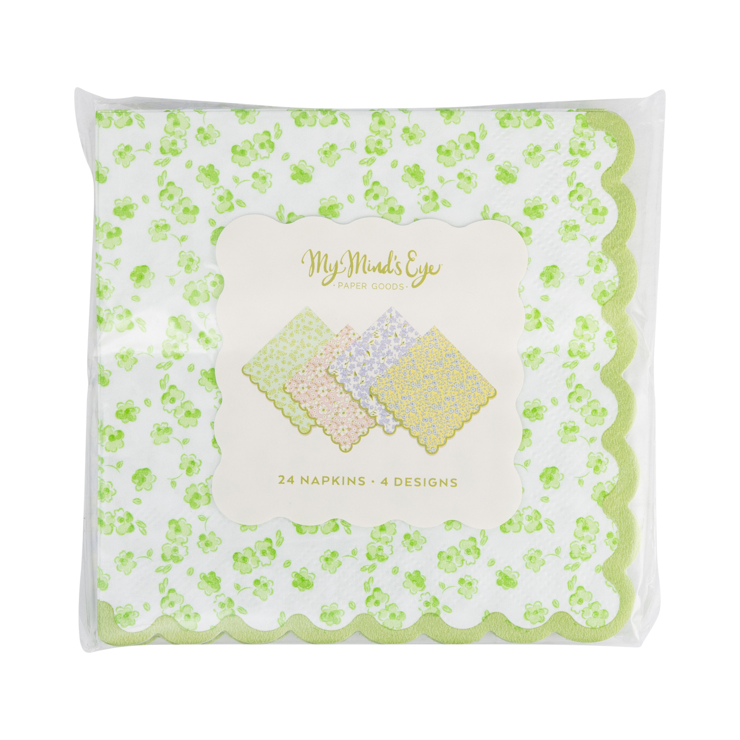 PLNP2101 - Ditsy Floral Cocktail Napkin Set (24ct)