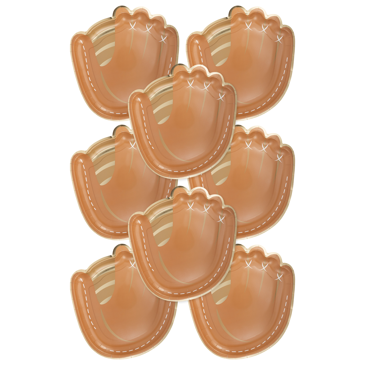 BAS1041 - Baseball Mitt Shaped Paper Plate