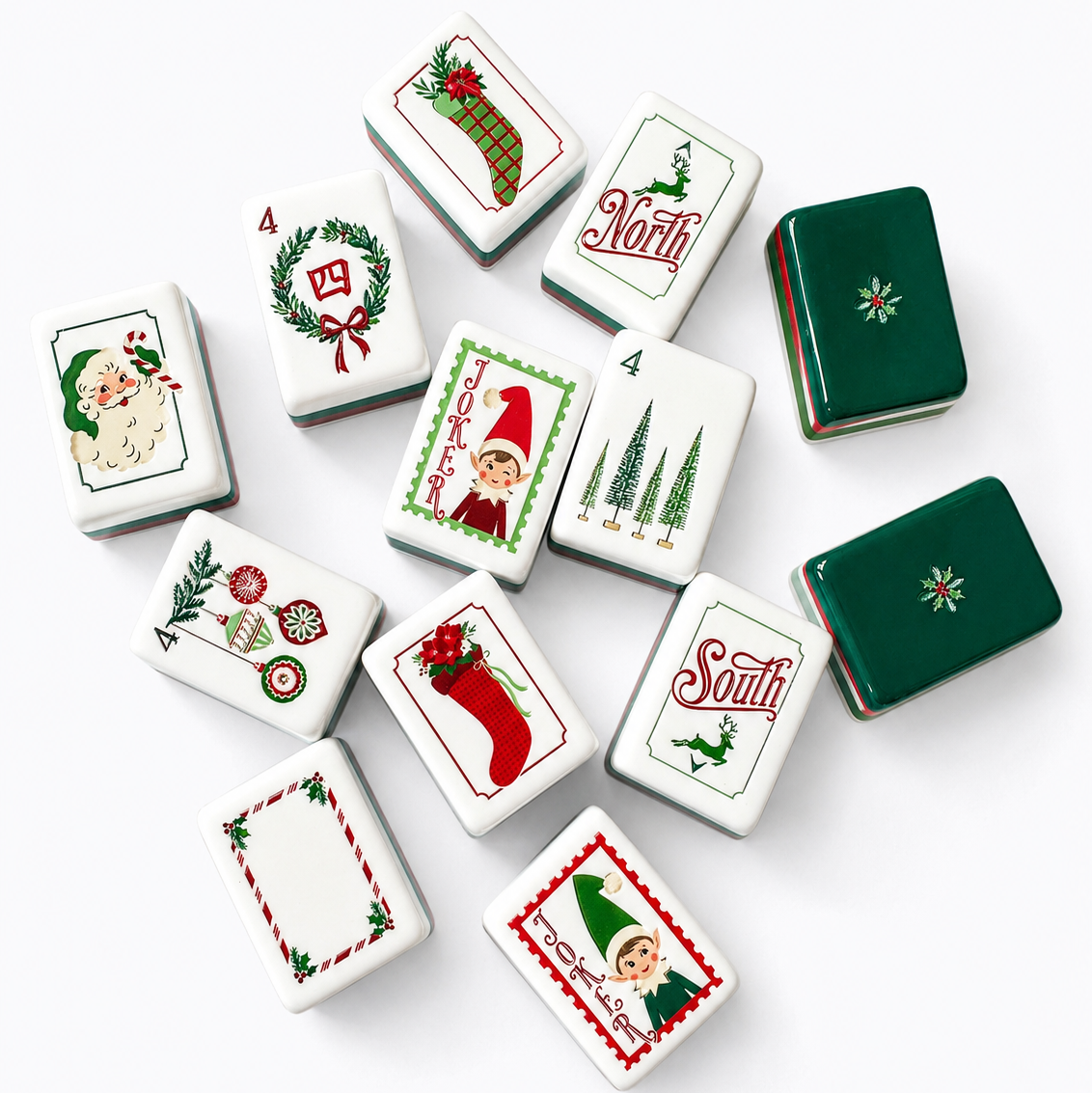 Dear Santa Mahjong Tile Set - Preorder
