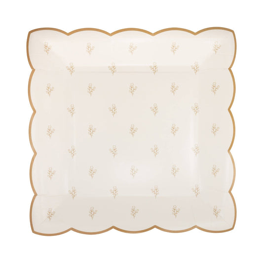 PLPL2100 - Small Floral Paper Plate (8ct)