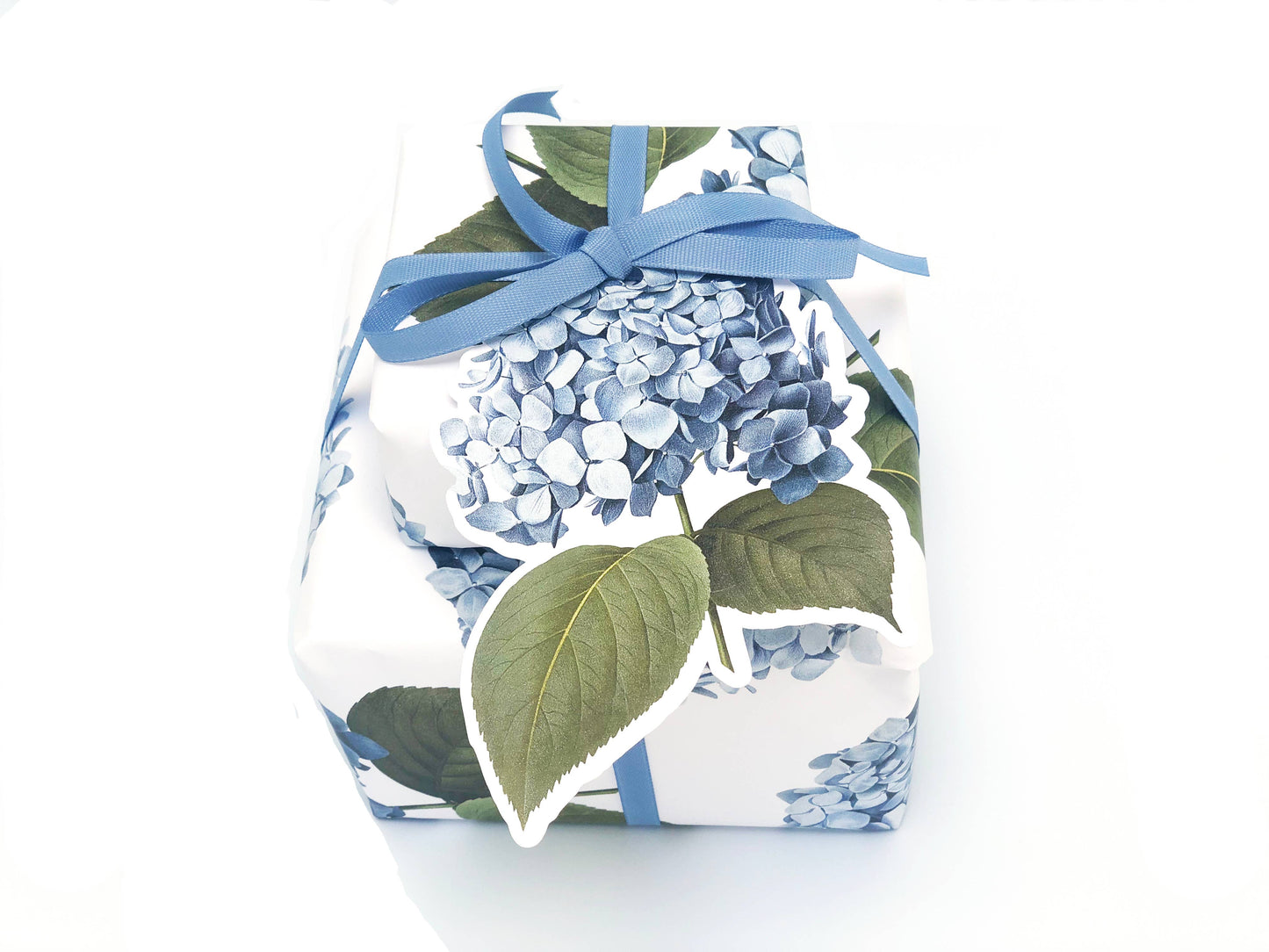 Blue Hydrangea Gift Wrap | Luxury Wrapping Paper by JOSIL Paperie