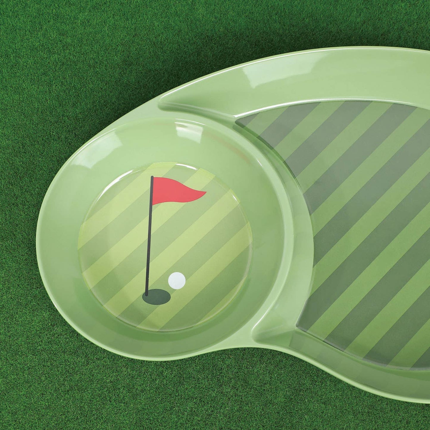 16" Golf-Themed Melamine Chip and Dip Platter