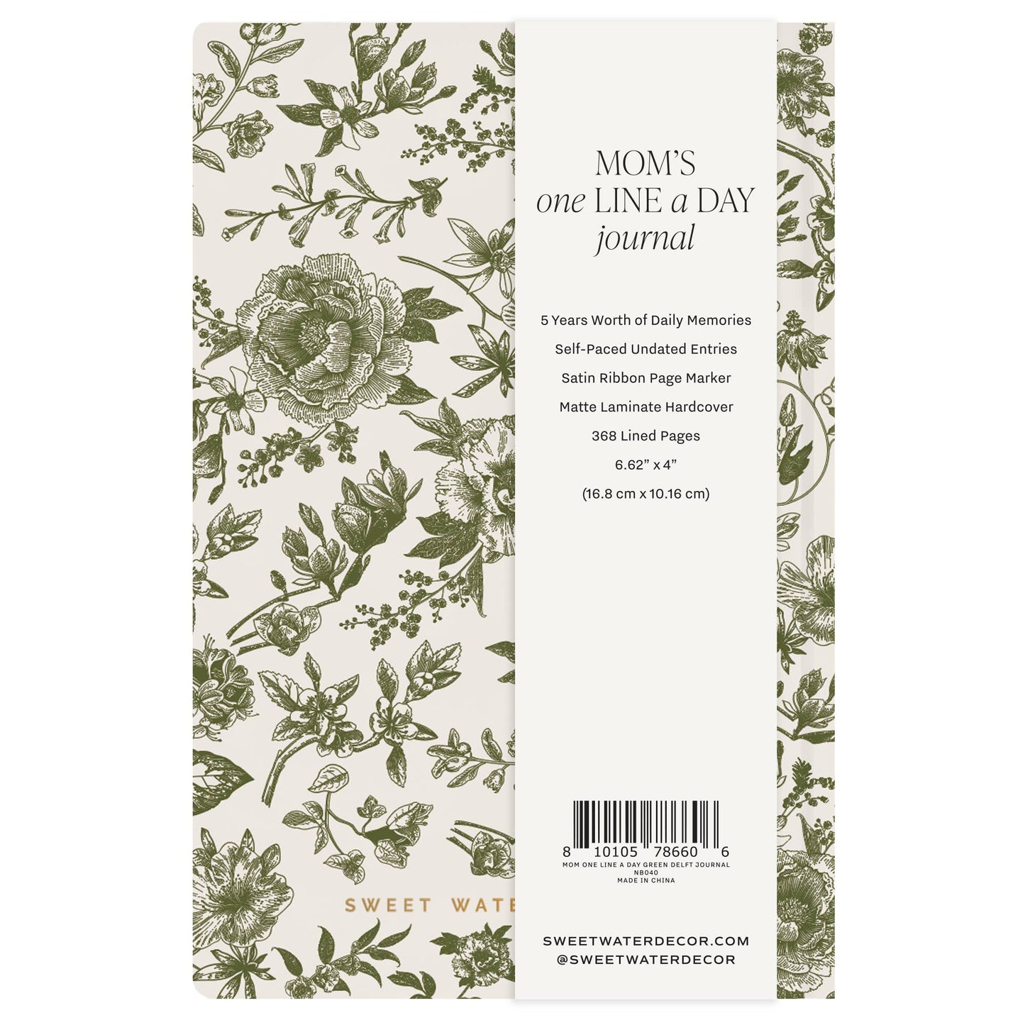 Mom's One Line A Day Journal - Mother's Day Gifts