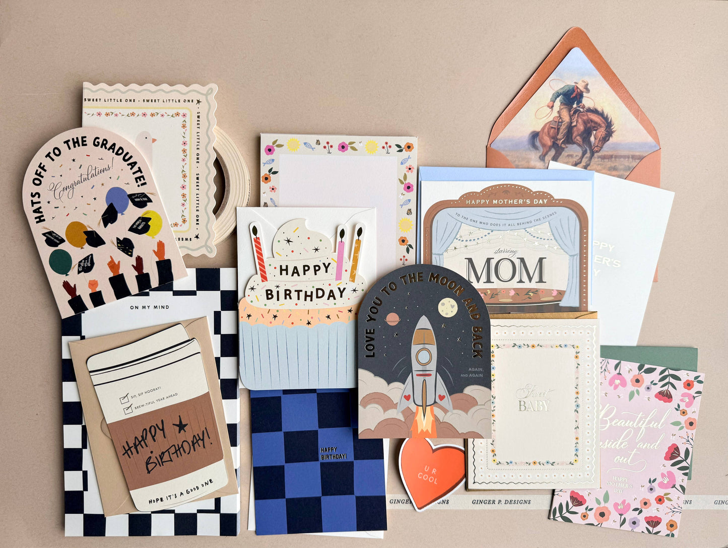 Birthday Coffee Cup die-cut Greeting Card