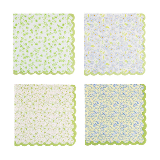 PLNP2101 - Ditsy Floral Cocktail Napkin Set (24ct)