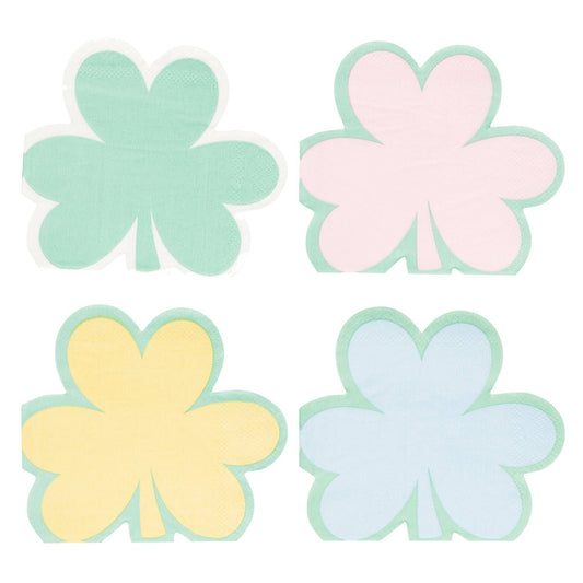 PSP1239 - Pastel Shamrock Cocktail Napkin Set