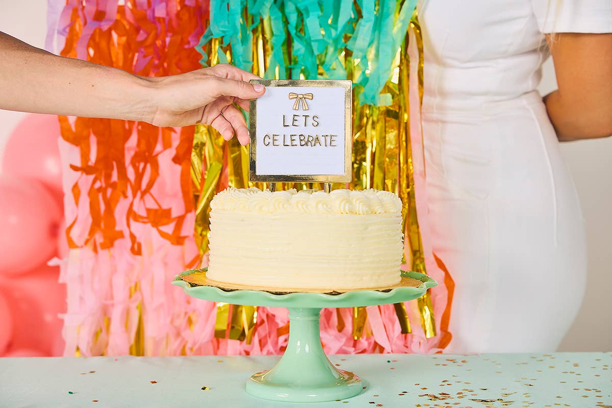 Lovely Little Letterboard Customizeable Cake Topper