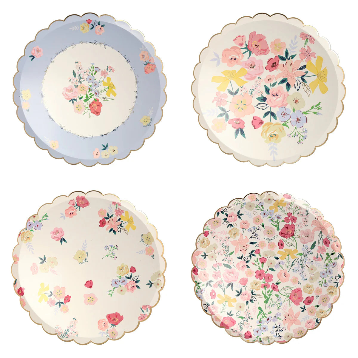 Meri Meri Floral Large Plates