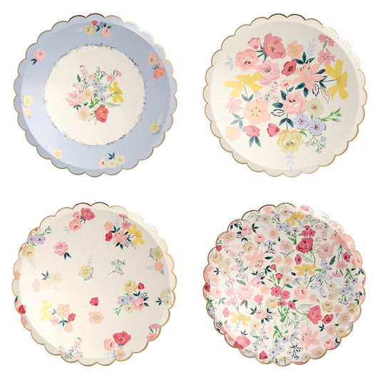 Meri Meri Floral Large Plates