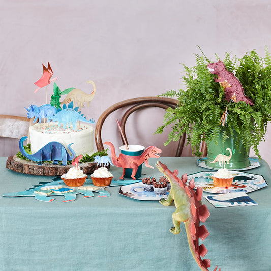 Meri Meri Dinosaur Kingdom Cake Toppers