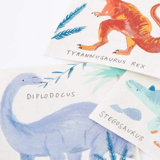 Meri Meri Dinosaur Kingdom Small Napkins
