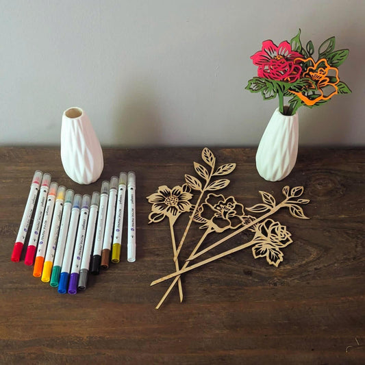 Jamie Lee Custom Boutique - Wooden Flower Arrangement | May 5